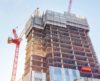 Exterior of a commercial building site