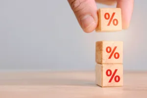 Blocks with % sign on them