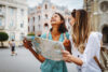 Two women traveling together